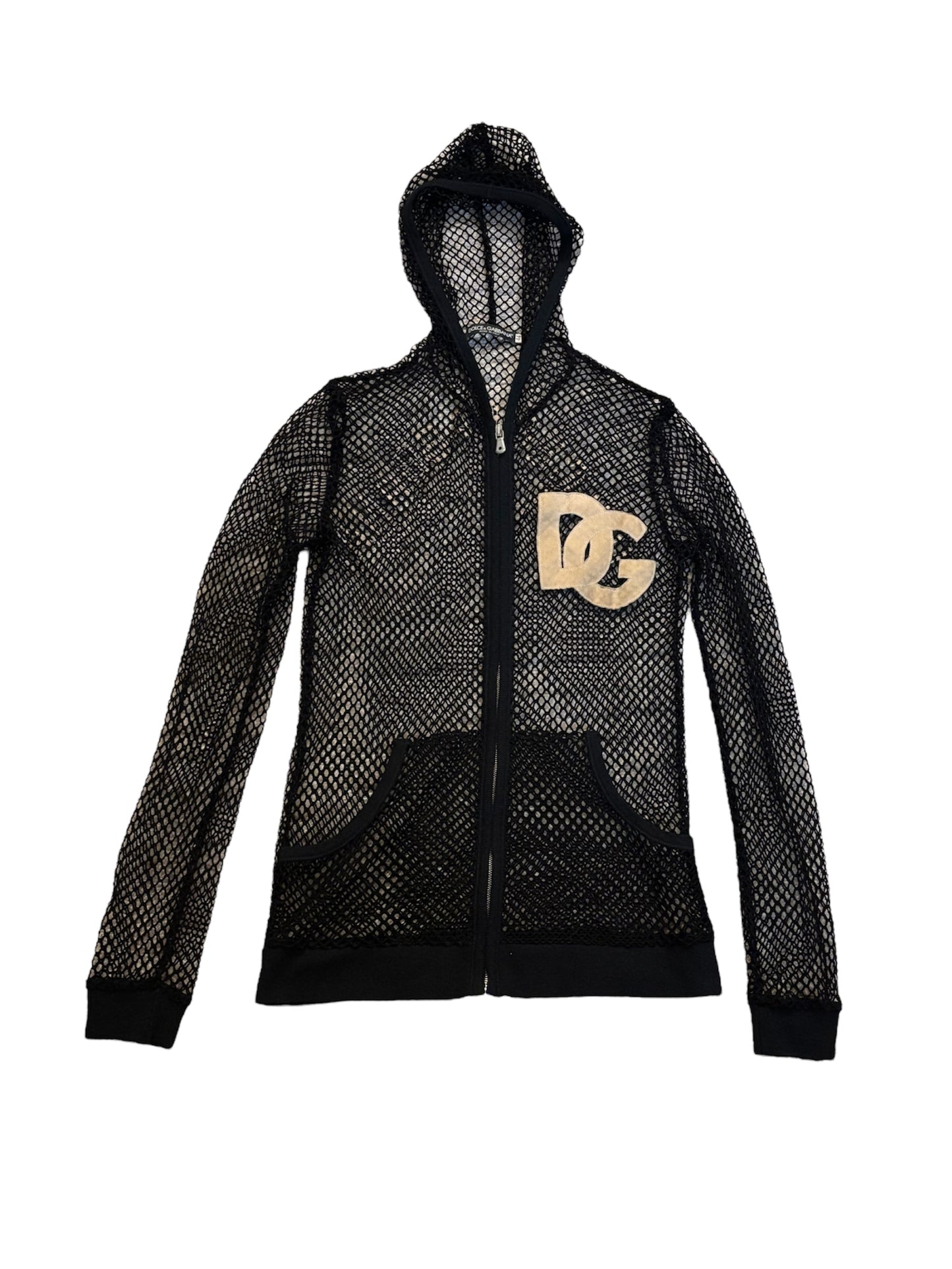 Dolce & Gabbana Fishnet Zip-Up