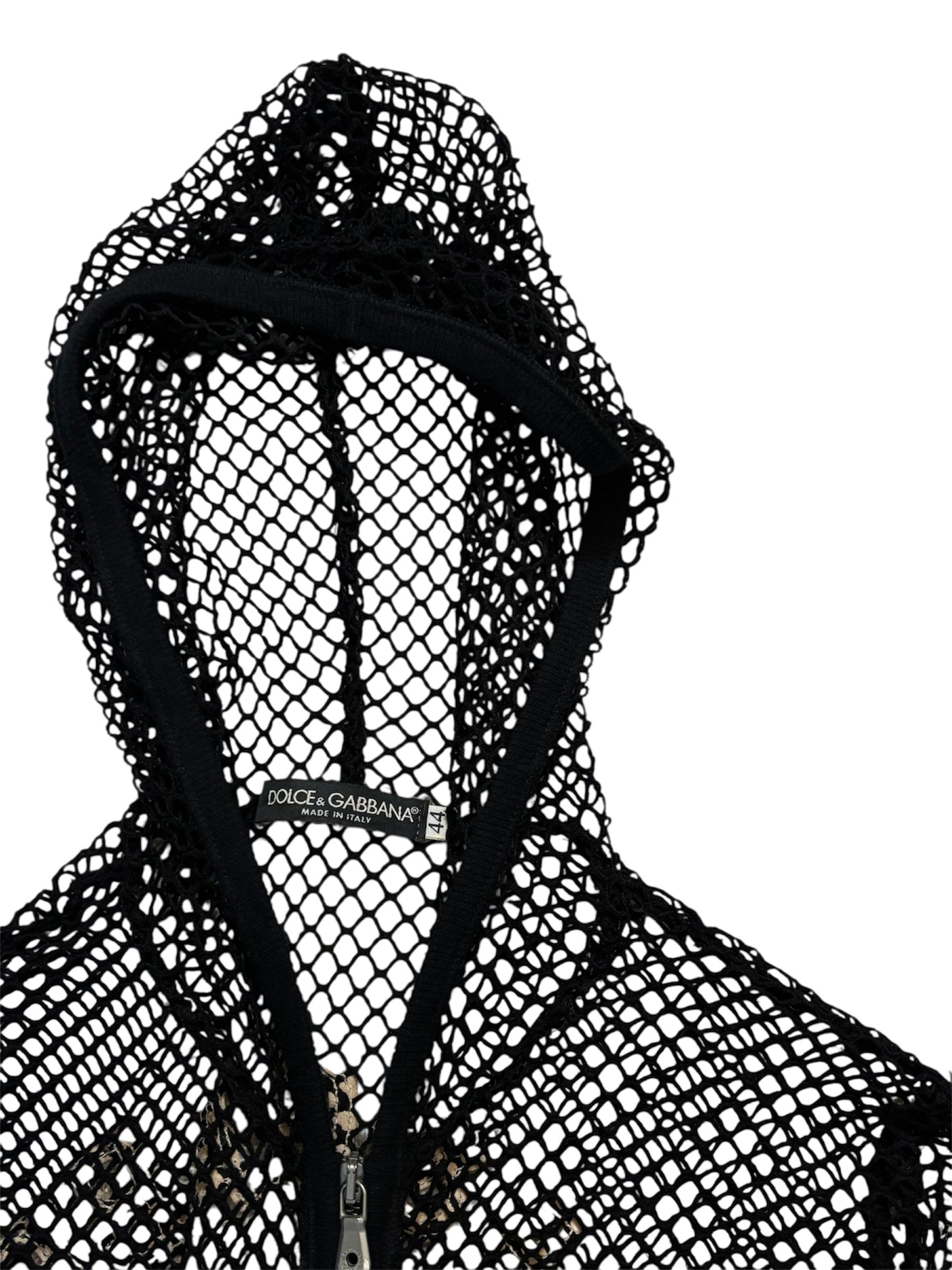 Dolce & Gabbana Fishnet Zip-Up