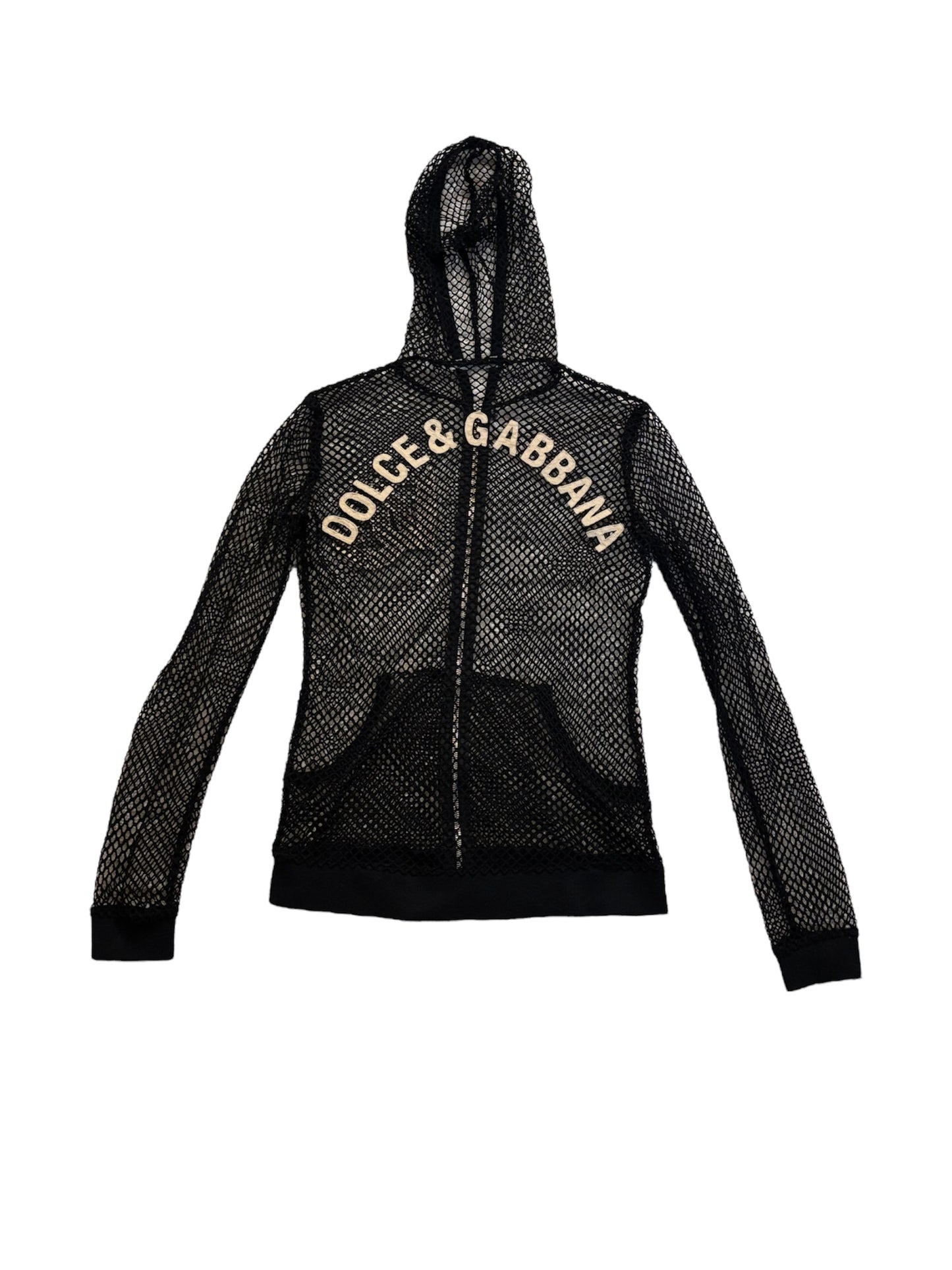 Dolce & Gabbana Fishnet Zip-Up