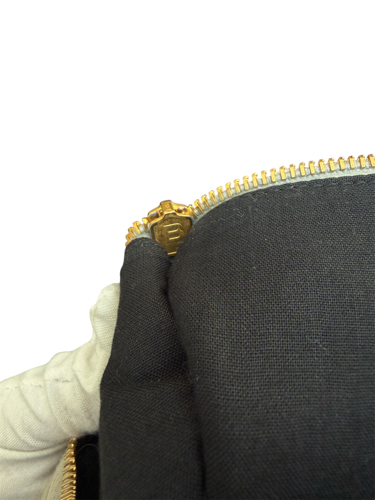 Balenciaga Metallic Edge Motocross Clutch
