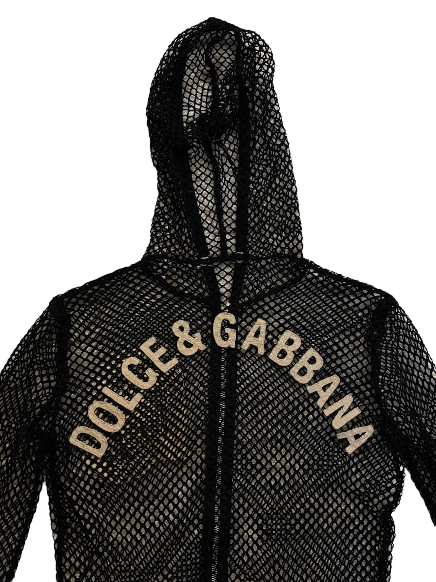 Dolce & Gabbana Fishnet Zip-Up