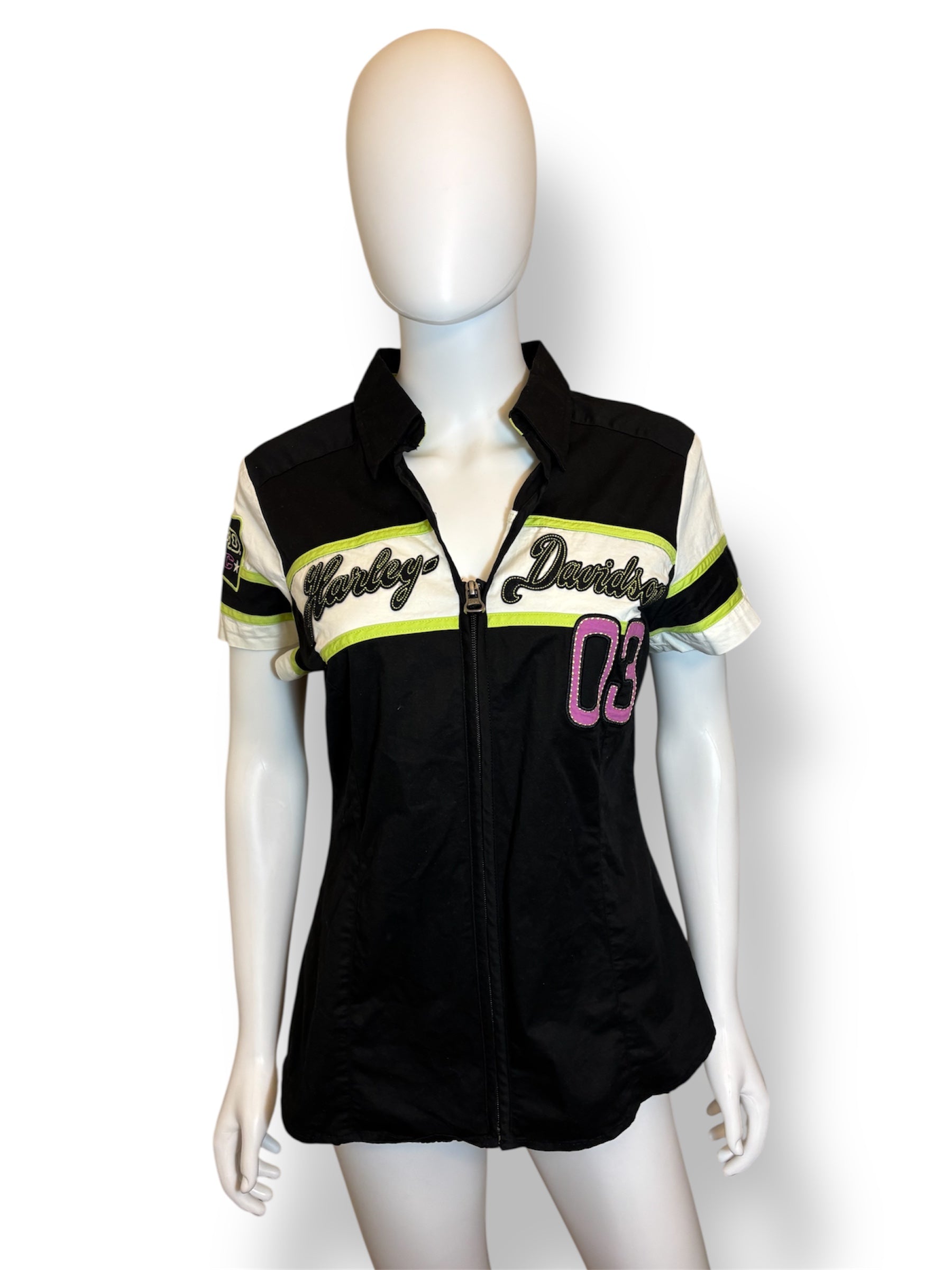 Harley Davidson Zip-Up Top – Good Karma Vintage