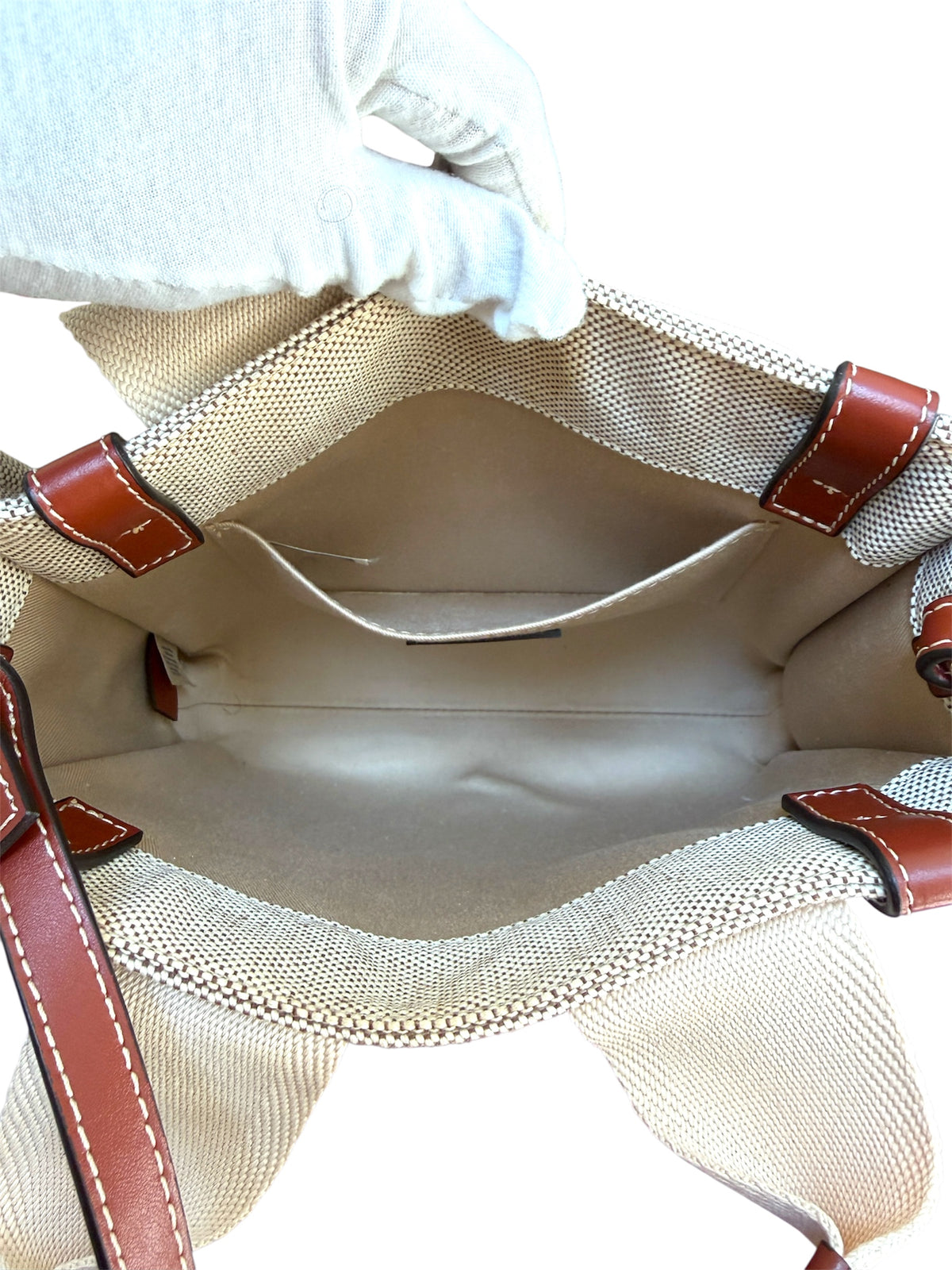 2021 Chloé Woody Small Logo Tote