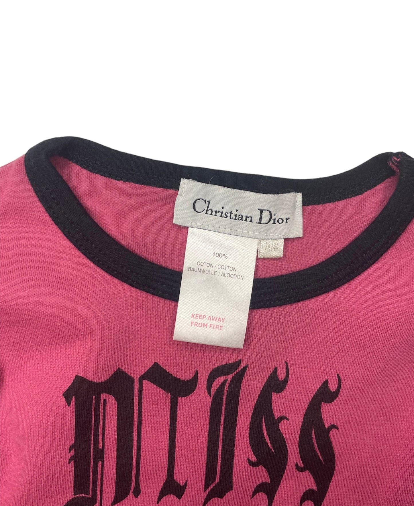 Girls Miss Dior Gothic Top