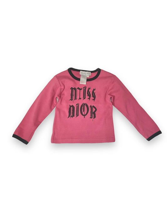 Girls Miss Dior Gothic Top