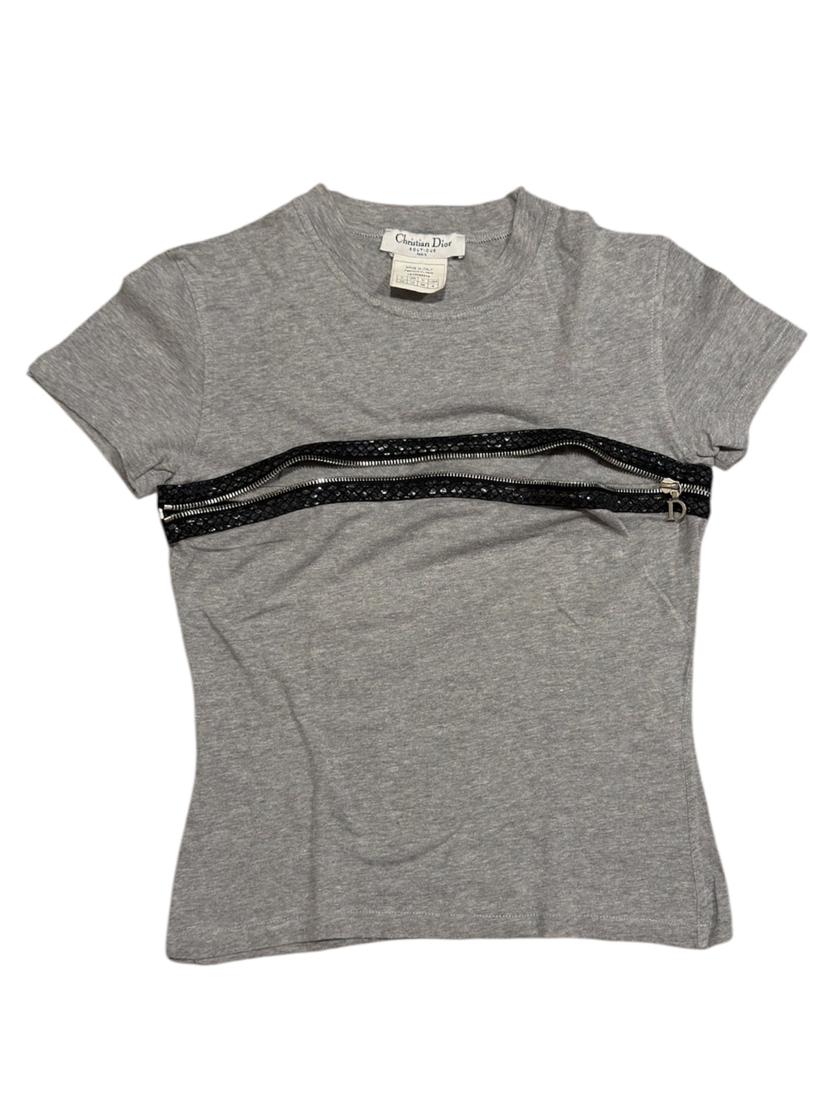 Christian Dior Python Zip Top