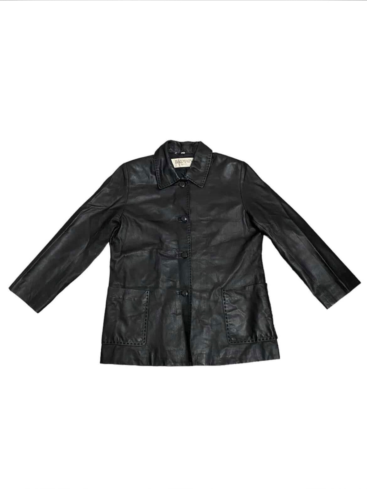 Vintage Balmain Leather Jacket