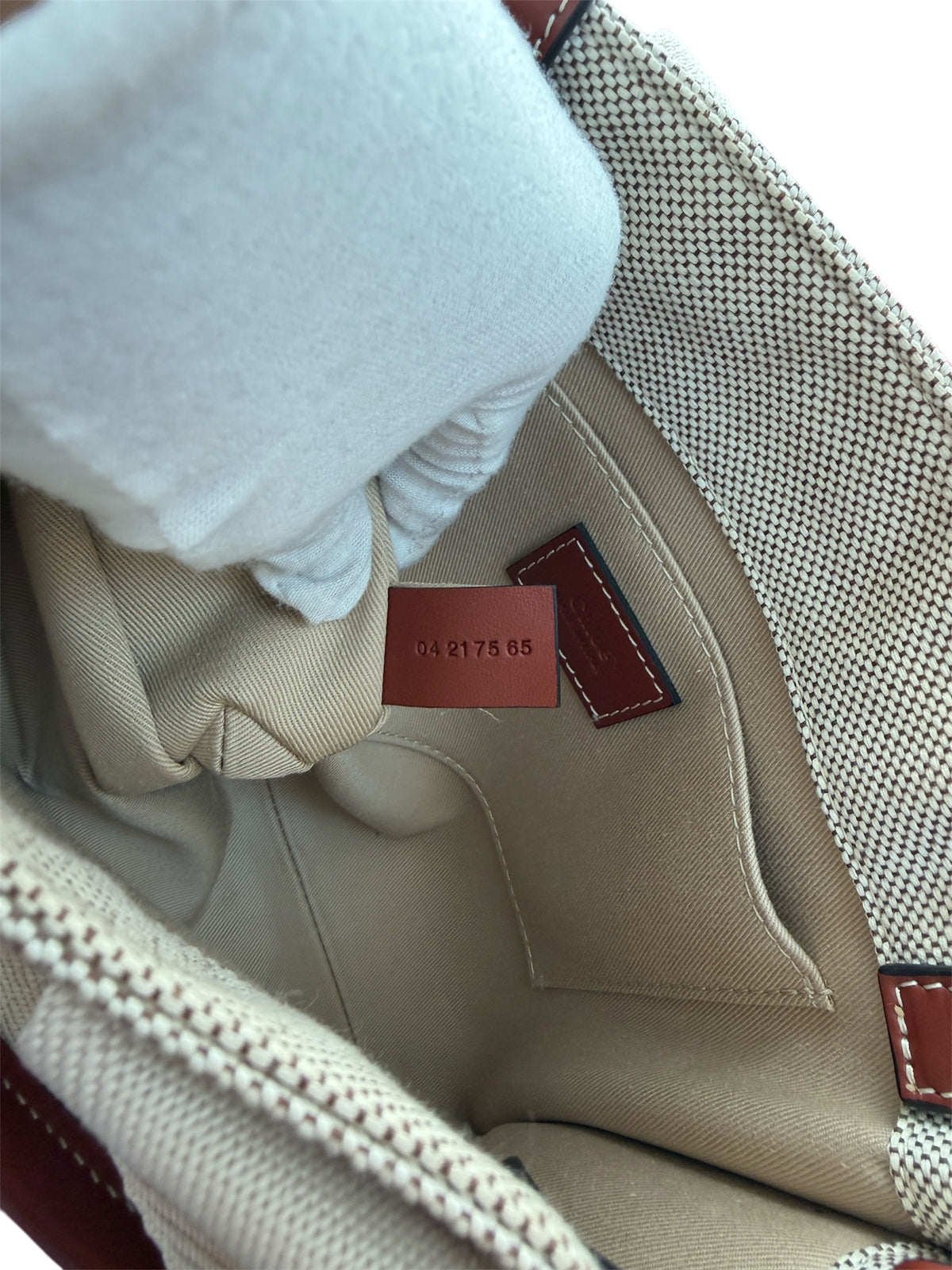 2021 Chloé Woody Small Logo Tote
