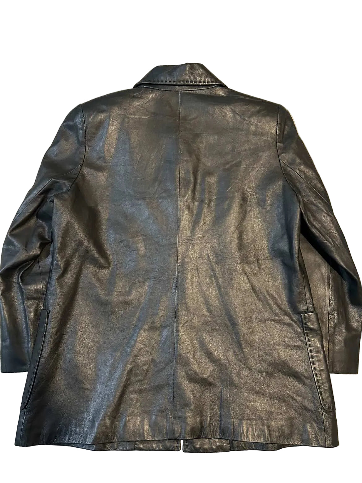 ジャケット・アウター 90s Vintage BALMAIN REAL leather jacket Vintage Balmain Leather Jacket – Good Karma Vintage