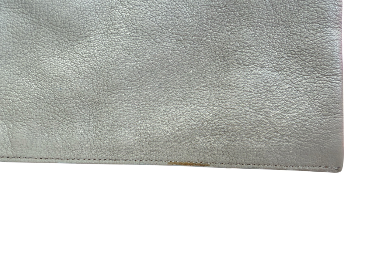 Balenciaga Metallic Edge Motocross Clutch