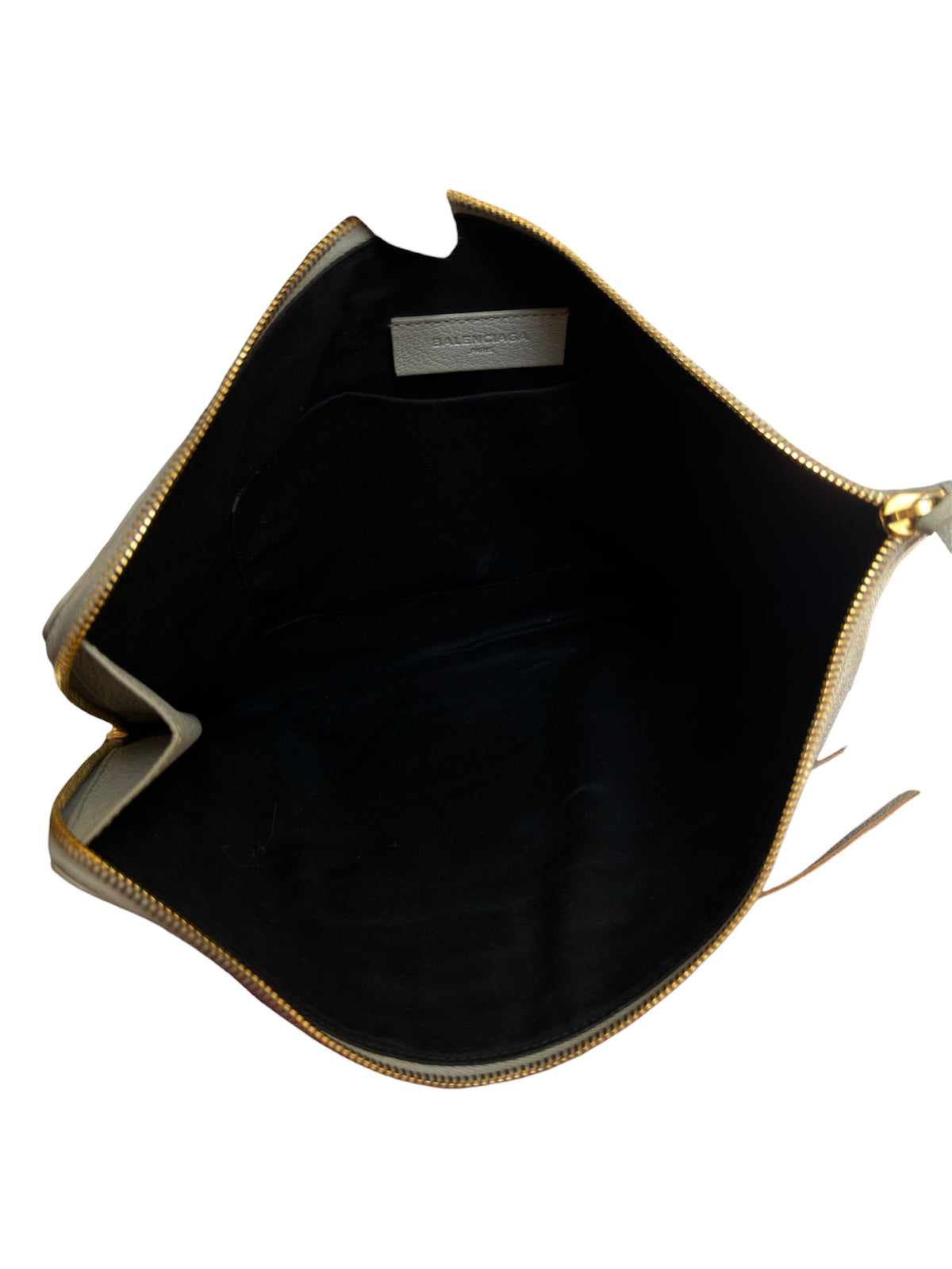 Balenciaga Metallic Edge Motocross Clutch
