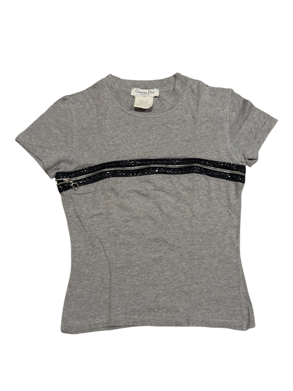 Christian Dior Python Zip Top