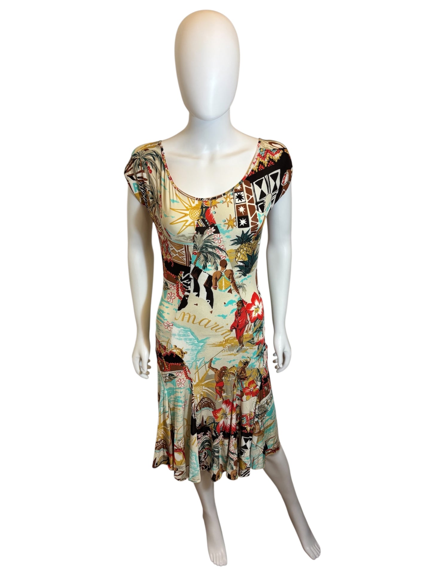 2005 Blumarine Africa Dress