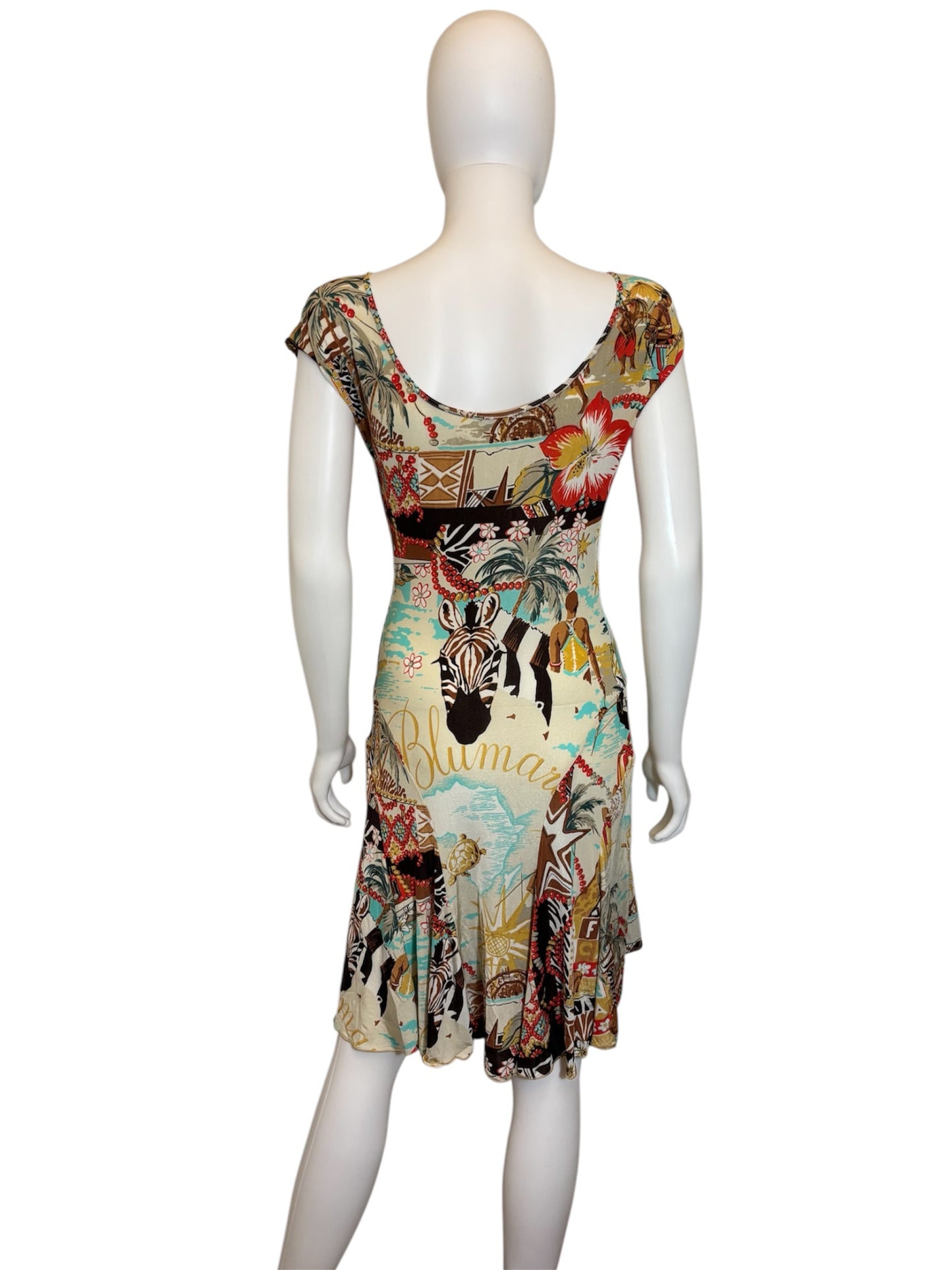 2005 Blumarine Africa Dress