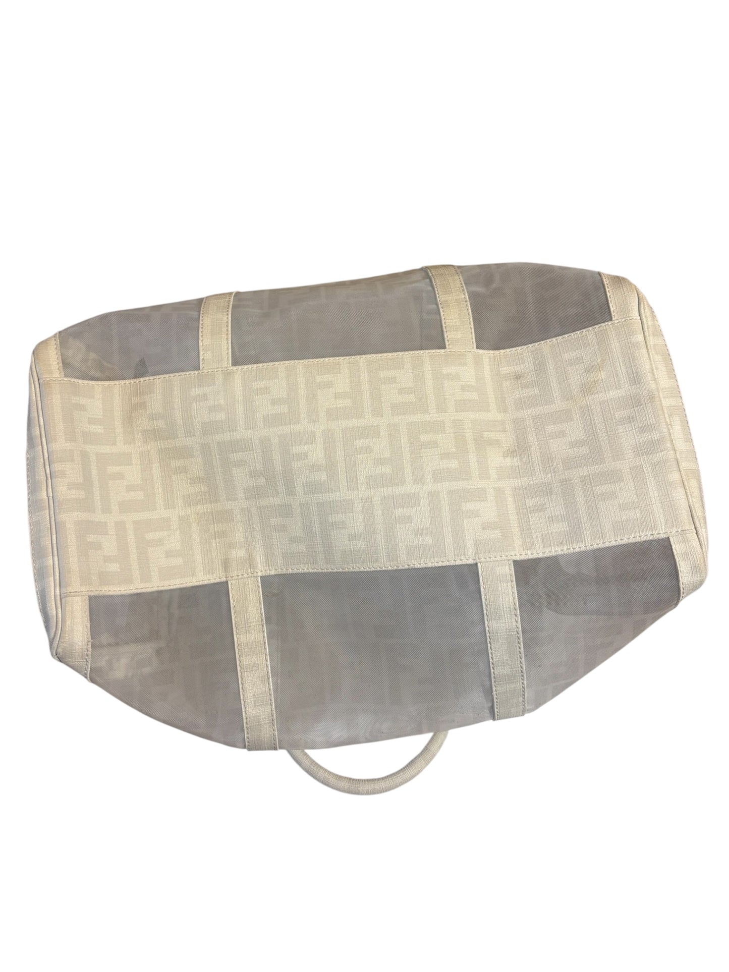 Fendi Mesh Bauletto Boston Bag GM