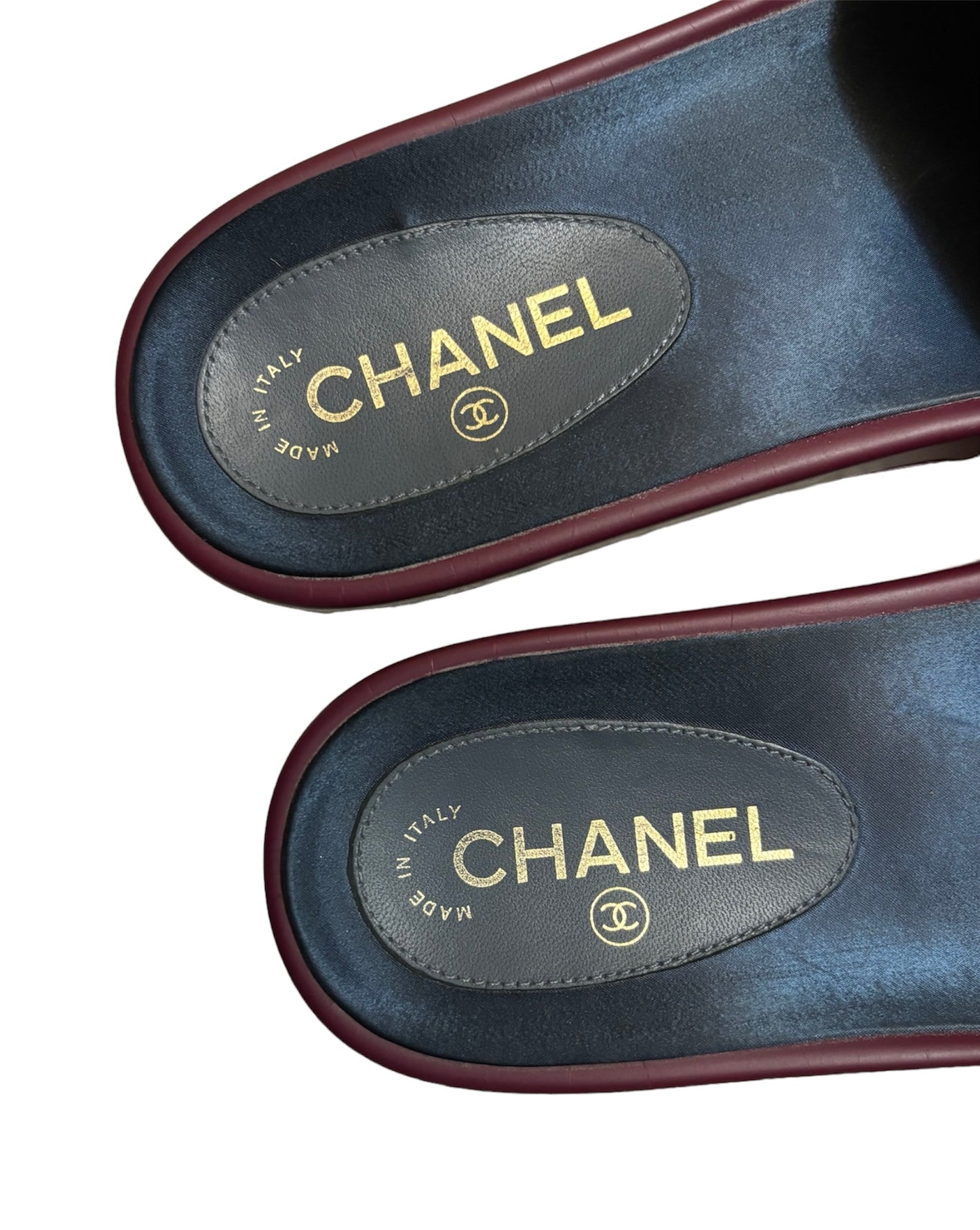 Chanel Tropiconic Chain Slides