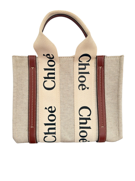 Chloé Woody Small Logo Tote