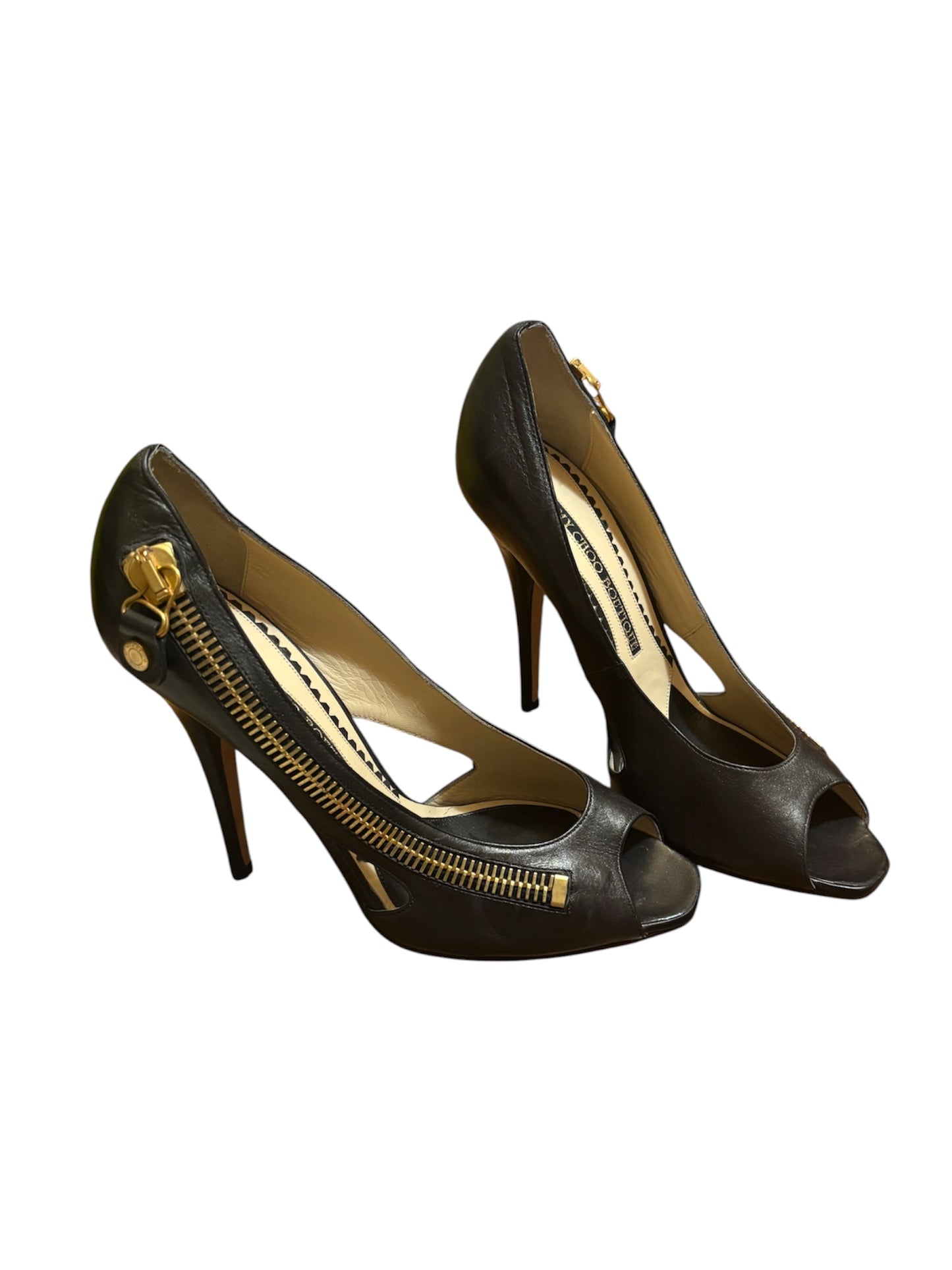 Jimmy Choo Zip-Up Heels